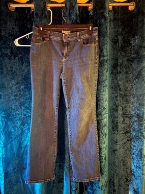 Chico's Dark Blue Boot-Cut Jeans